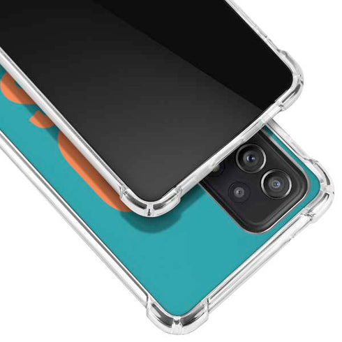 NFL Miami Dolphins Team Motto Galaxy A52 5G Clear Case